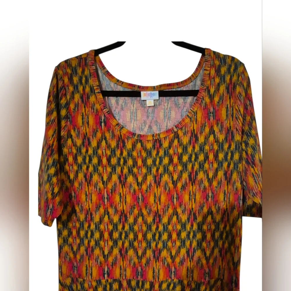 LuLaRoe Ana Maxi Dress 3X - Picture 3 of 3